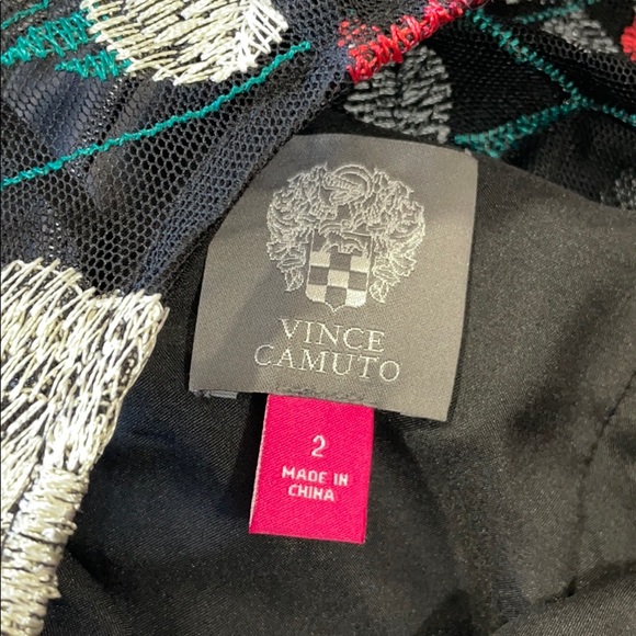 Vince Camuto Mesh Floral Dress - Picture 13 of 13